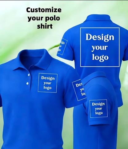 Custom polo shirt (polo shirt with collar).