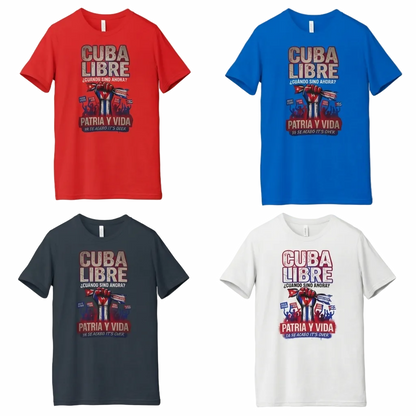 Cuba Libre “Patria y Vida” T-Shirt – Political Statement Graphic Tee