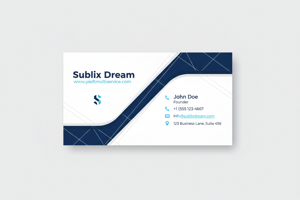 Custom Business Cards with QR Code – Premium Professional Design