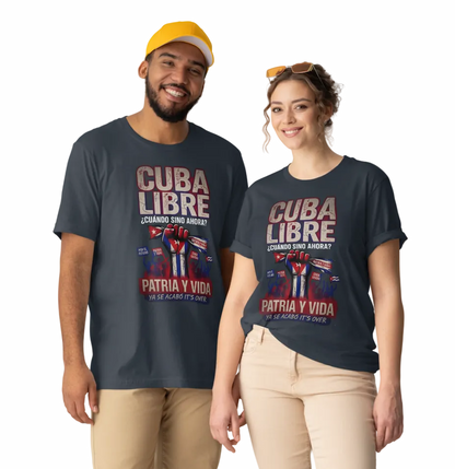 Cuba Libre “Patria y Vida” T-Shirt – Political Statement Graphic Tee